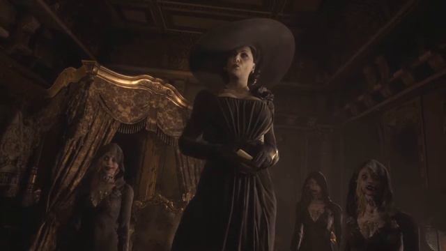 Resident Evil Village - Lady Dimitrescu Black Dress Mod смотреть онлайн