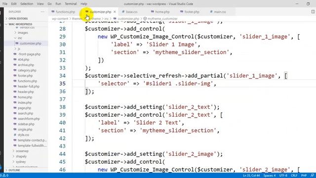 15 Theme Customize: Selective Refresh Partials смотреть онлайн