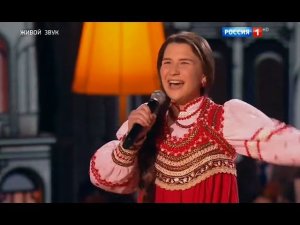 Алена Коротаева - Русская народная песня "Барыня" // Синяя птица 2016