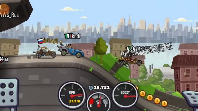 Hill Climb Racing 2 - Весенний город. Багги смотреть онлайн