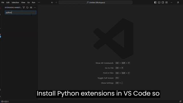 Installing Python Extension in VS Code смотреть онлайн