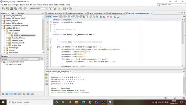 #7-4 OOP Array List Java смотреть онлайн