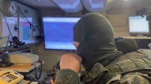 Боевая работа расчётов РЛС «Небо-СВУ» ВС РФ