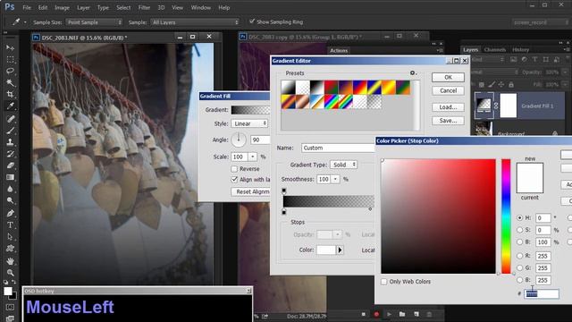 Вырезка из Курса ФШ_Actions_создаём виньетку через радиальный градиент смотреть онлайн