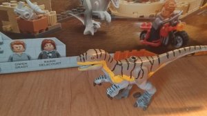 новый лего кастом Jurassic World 3 Господство атроцираптор тигр #JurassicWorld #atrociraptor