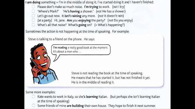 English Grammar in Use. Unit 1. Present Continuous. смотреть онлайн