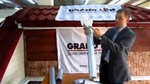 Как соединить трубы водосточной системы Grand Line