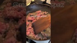 Блинные мешочки с фаршем