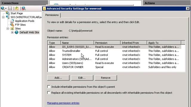 IIS 7 Securing Web Servers смотреть онлайн