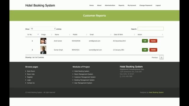 Hotel Booking System | PHP and MySQL Project Source Code | PHP MySQL CRUD Project смотреть онлайн