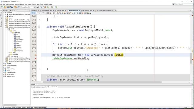 Java Payroll System - Part 2 - Java GUI - Java DB смотреть онлайн