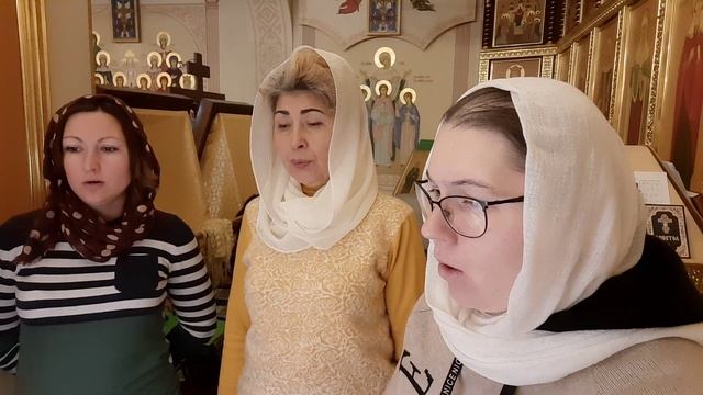 Херувимская песнь "Иже херувимы..." Регент Ирина Филатова. смотреть онлайн