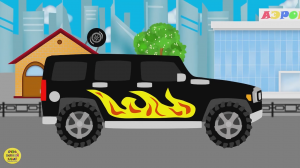 Развивающие мультики для малышей. Азбука и машинки. Алфавит