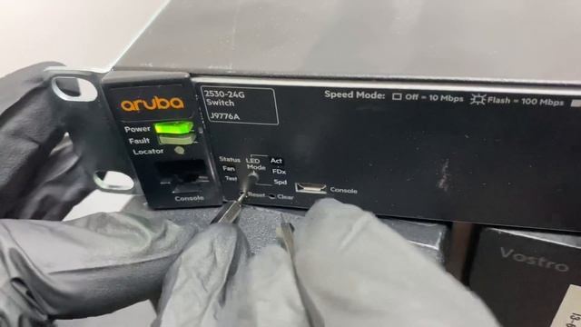 How to reset Aruba HP 2530-24G-PoE+ J9776A Network Switch смотреть онлайн