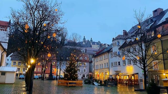 Ландсберг-на-Лехе Германия | Рождество в Германии | Бавария смотреть онлайн