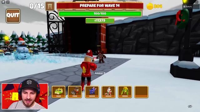 Roblox WORLD DEFENDERS... SANTA TOWER! смотреть онлайн