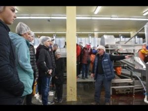 Экскурсия школьников на заводе ООО «Дельта Фиш ЛТД»