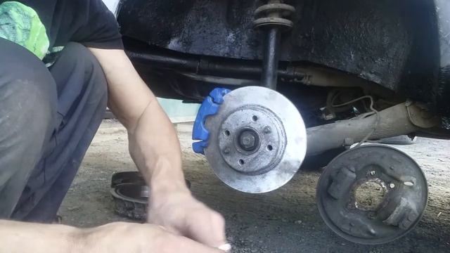 Задние дисковые тормоза на девятку 2 часть! смотреть онлайн