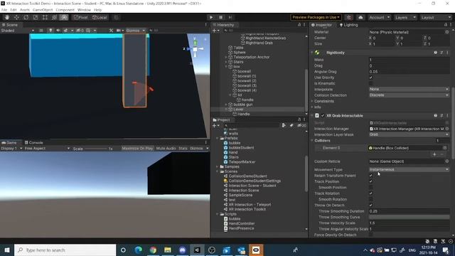 Basic VR Interactions with XR Interaction Toolkit смотреть онлайн