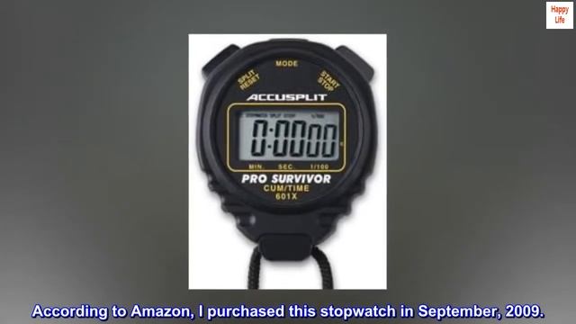 ACCUSPLIT Pro Survivor - A601X Stopwatch, Clock, Extra Large Display