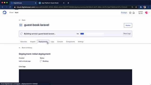 Deploy a Laravel API with React Front End on App Platform смотреть онлайн