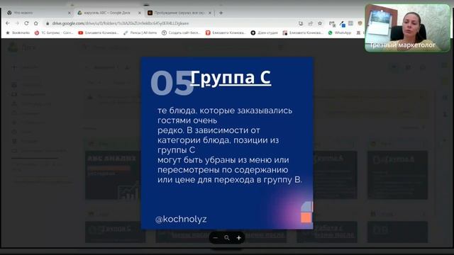 ABC анализ меню ресторана