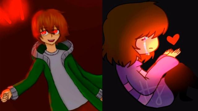 Storyshift Chara Vs Storyshift Frisk Stronger Than You Duet