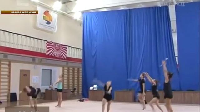 Прямое включение. Чемпионат края по художественной гимнастике смотреть онлайн
