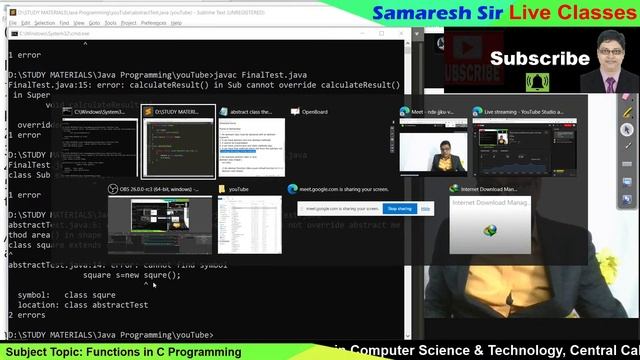 Abstract Classes and Methods with example | Java Programming | Bengali смотреть онлайн