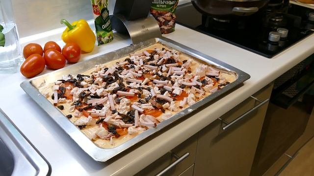Вкусная пицца простой рецепт / tasty pizza смотреть онлайн