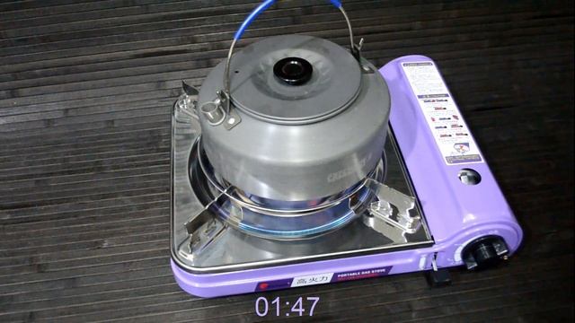 Тест плиты настольной газовой MaxSun MS3500SR с подогревом баллона смотреть онлайн