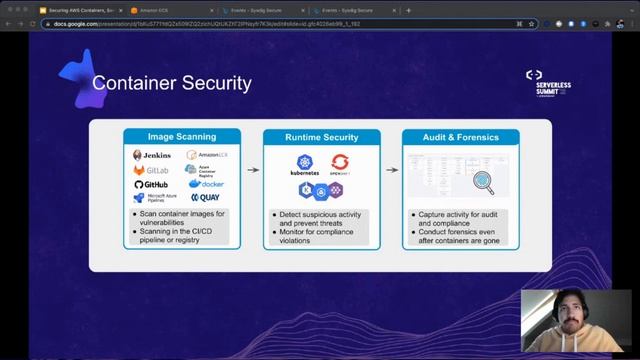 Eric Lugo | Securing AWS Containers, Serverless and Cloud | Serverless Summit 2021 смотреть онлайн