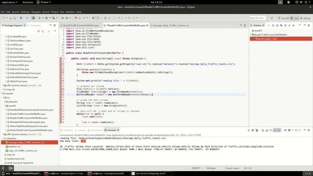 Java: read CSV file with BufferedReader смотреть онлайн