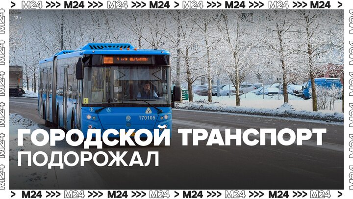 Проезд в столичном общественном транспорте подорожал на 8% - Москва 24 смотреть онлайн