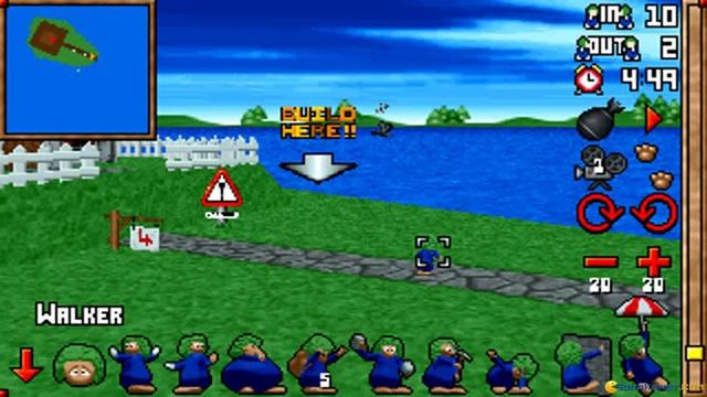 Lemmings 3D gameplay (PC Game, 1995) смотреть онлайн