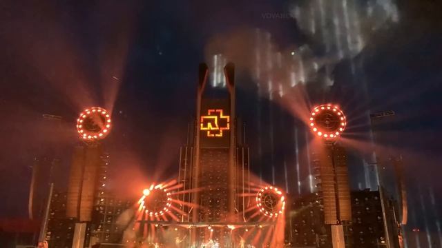Rammstein - Live Fire And Pyrotechnic SHOW Europe Stadium Tour 2022 4K 60fps