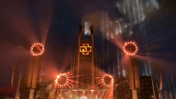 Rammstein - Live Fire and Pyrotechnic SHOW Europe Stadium Tour 2022 4K 60fps