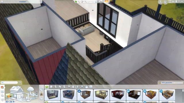 Red Winter Home | The Sims 4 Speedbuild (CC) смотреть онлайн