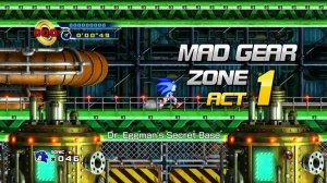 Прохождение Sonic The Hedgehog 4 Ep. 1 [Mad Gear Zone]