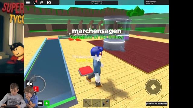 Roblox 4 Player Superhero Tycoon смотреть онлайн