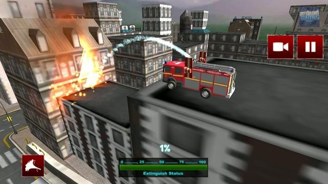 Flying Fire Truck Emergency Simulator - Real City Rescue Fire Lorry - Android Gameplay смотреть онлайн