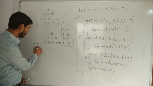 Star Pattern - 7 Program (Logic) in Java by Deepak смотреть онлайн