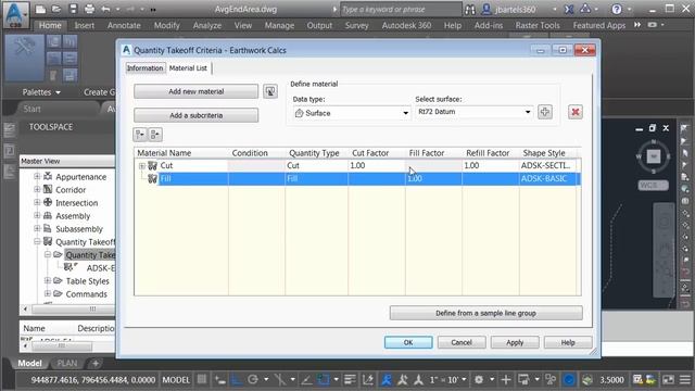 Calculating Average End Area Cut & Fill Volumes using Civil 3D смотреть онлайн