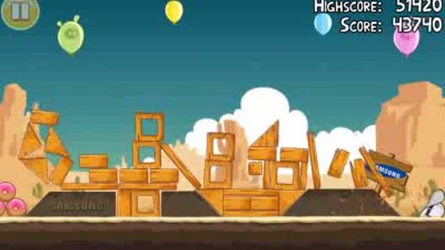 Angry Birds Samsung Infuse exclusive golden egg level смотреть онлайн