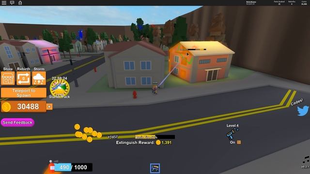 НОВЫЙ СИМУЛЯТОР ПОЖАРНОГО РОБЛОКС! КОД НА РЮКЗАК в Fire Fighting Simulator смотреть онлайн