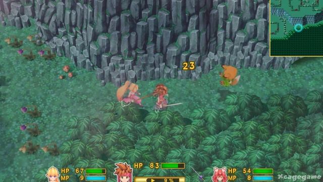 Secret of Mana Remake Gameplay Walkthrough Part 2 - PS4 No Commentary смотреть онлайн