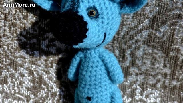 Амигуруми: схема Щенок-брелок. Игрушки вязаные крючком - Free crochet patterns. смотреть онлайн