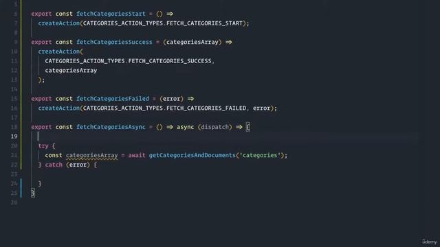 16 Asynchronous Redux_ Redux-Thunk - 002 Redux Thunk Pt 2 смотреть онлайн