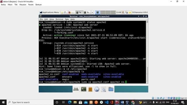Linux II How to Install Apache in Debian 8 II Web Server смотреть онлайн