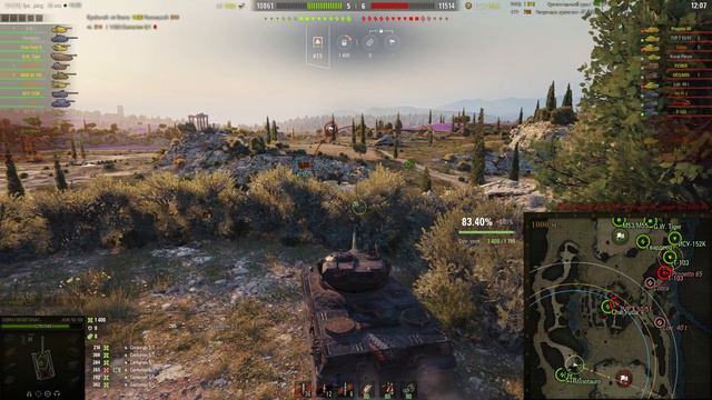 ТТ Франции AMX 50 100.Униклаьный танк с барабаном на 6-ть снарядов.3500+DMG смотреть онлайн
